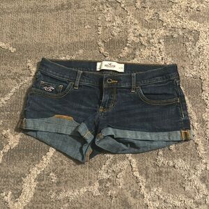 Girls hollister jean shorts